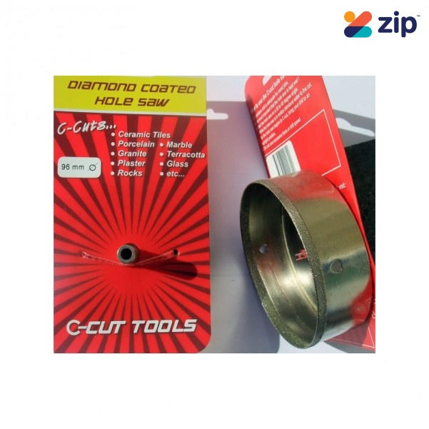 C-CUT TOOLS DCHS96S - 96mm Diamond Coated Hole Saw